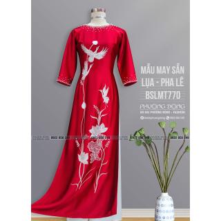 Áo Dài Bà Sui Lụa Thêu Kết Pha Lê BSLMT770